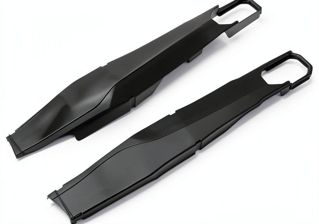 Tusk motorcycle swing arm guards in action