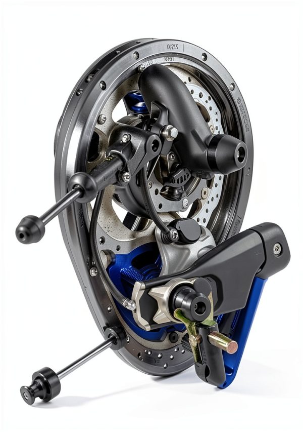 Motorcycle Axle Sliders by xitomers for MT-07 & FZ-07-2