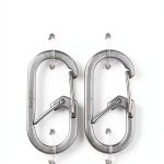 Nite Ize Dual Chamber Carabiner Stainless Steel-0