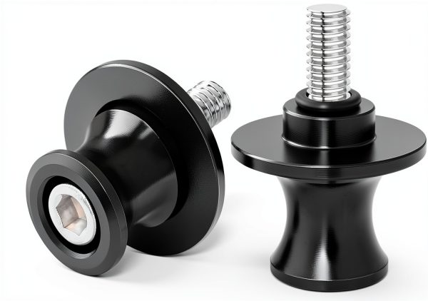 Swing Arm Spool PBYMT Motorcycle Parts M8 Black-0