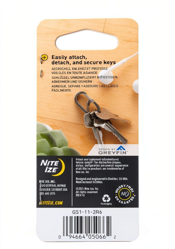 Nite Ize Dual Chamber Carabiner Stainless Steel-7