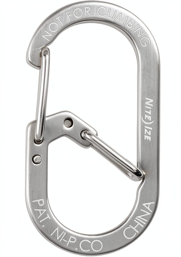Nite Ize Dual Chamber Carabiner Stainless Steel-2