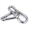 CAIDMOS Stainless Steel Carabiner 5 Pack 3.15 Inch Heavy Duty Silver-4