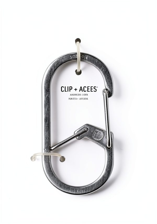 Nite Ize G-Series Dual Chamber Carabiner Stainless Steel #2 Keychain-0