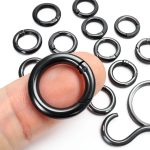 CooBigo Spring O Rings 11mm-17mm Zinc Alloy Pack of 16 Versatile Clips-0