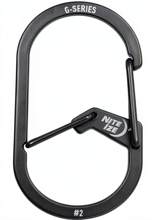 Nite Ize G-Series Dual Chamber Carabiner Size #3 Stainless Steel-5