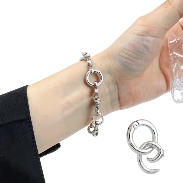 CooBigo Spring O Rings 11mm-17mm Zinc Alloy Pack of 16 Versatile Clips-4