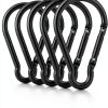 CampTek Carabiner Keyring Set 10pcs Multi Camouflage Aluminum Round-0