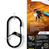 Nite Ize G-Series Dual Chamber Carabiner Size #3 Stainless Steel-6
