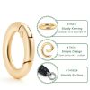 CooBigo Spring O Rings 11mm-17mm Zinc Alloy Pack of 16 Versatile Clips-2